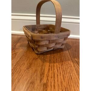 Longaberger Basket 1988 Medium Berry Stationary Handle